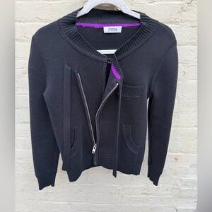 Stunning Excellent co dition authentic Sonia Rylie’s sweater jacket black knit
